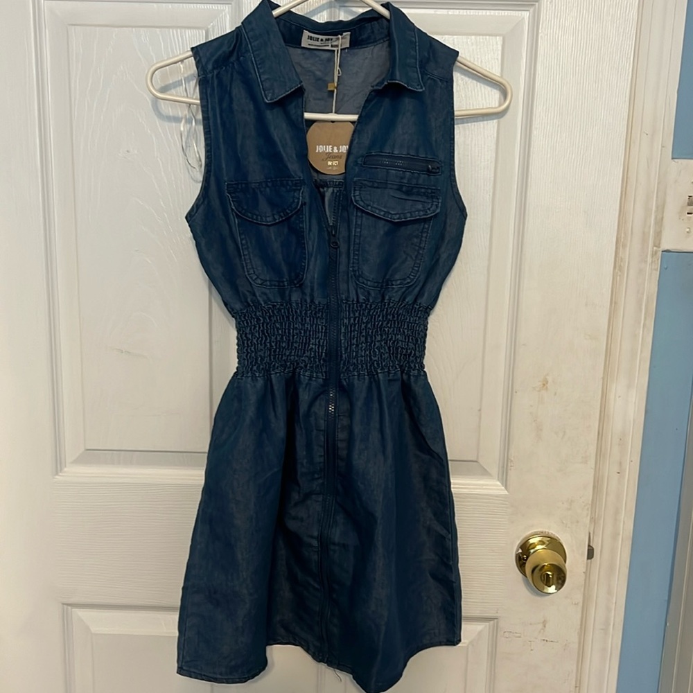 Zipper Jean jacket or dress